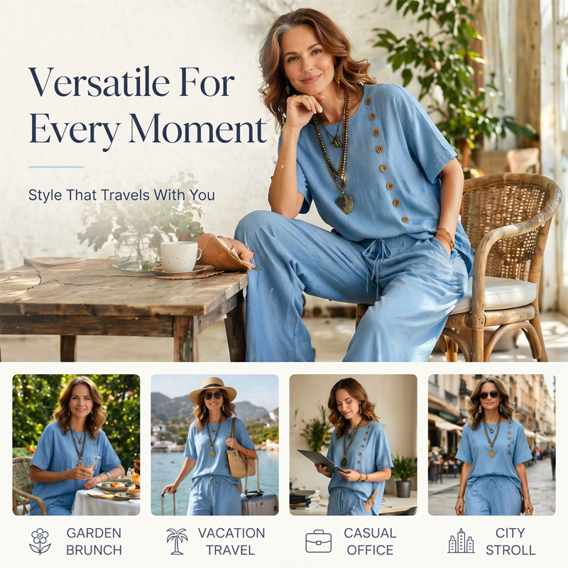 Women's Summer Casual 2-Piece Set